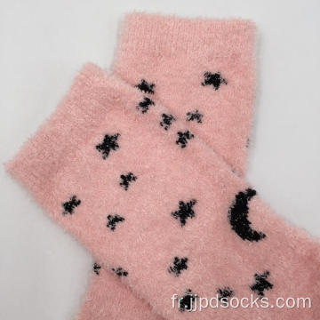 Lune et star avec chaussettes confortables Lurex